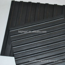industrial grooved non-slip rubber sheets